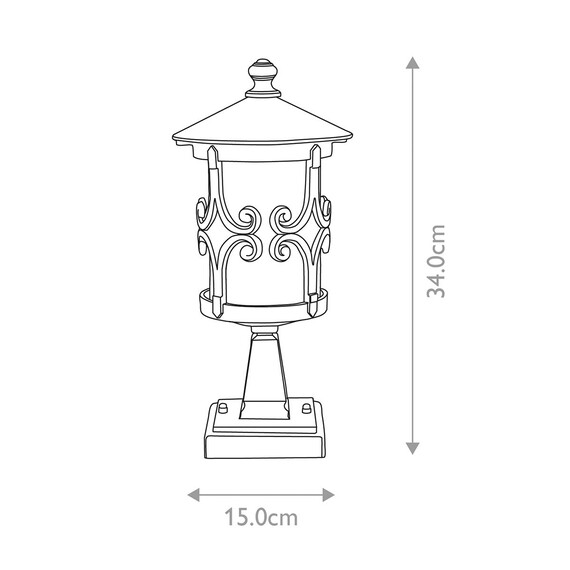 Стояща лампа Hereford 1xE27 Black Elstead Lighting BL12-BLACK | Osvetlenieto.bg