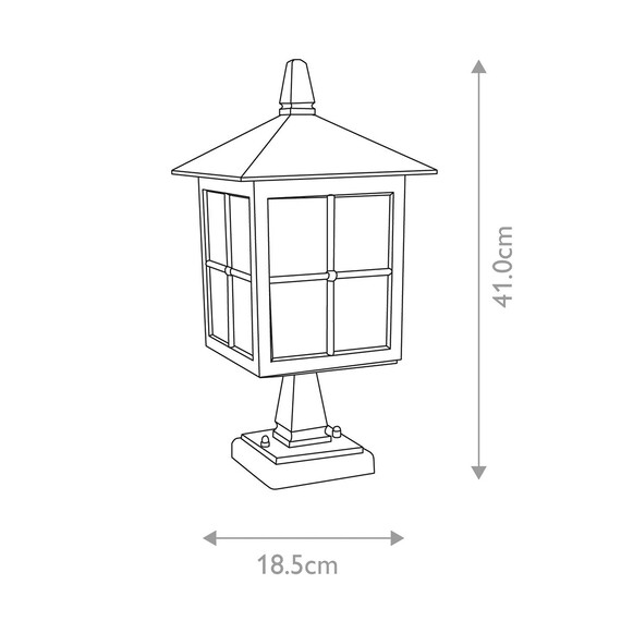 Стояща лампа Winchester 1xE27 Black Elstead Lighting BL25-BLACK | Osvetlenieto.bg