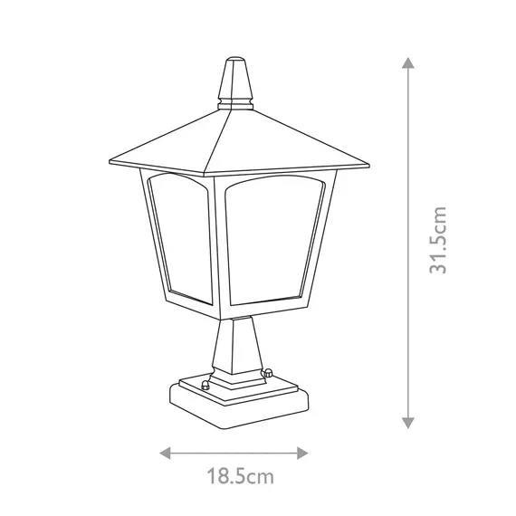 Стояща лампа York 1xE27 Black Elstead Lighting BL7-BLACK | Osvetlenieto.bg