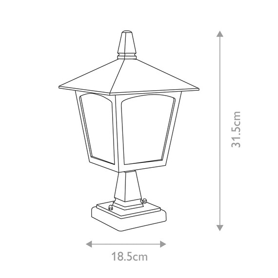 Стояща лампа York 1xE27 Black Elstead Lighting BL7-BLACK | Osvetlenieto.bg
