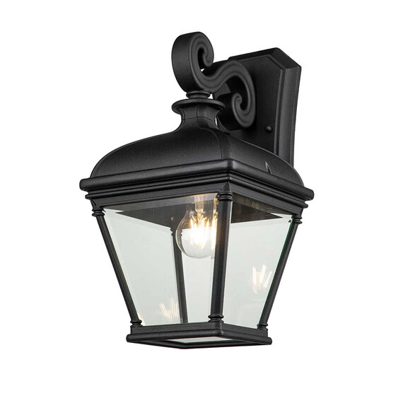 Външен аплик Bayview 1xE27 Large Black Elstead Lighting BAYVIEW-2L-BK | Osvetlenieto.bg