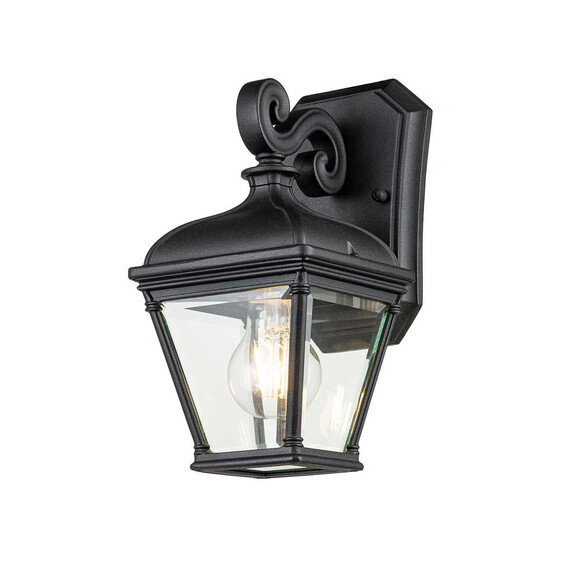 Външен аплик Bayview 1xE27 Small Black Elstead Lighting BAYVIEW-2S-BK | Osvetlenieto.bg