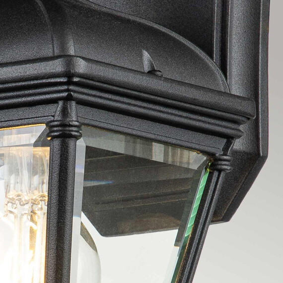 Външен аплик Bayview 1xE27 Small Black Elstead Lighting BAYVIEW-2S-BK | Osvetlenieto.bg