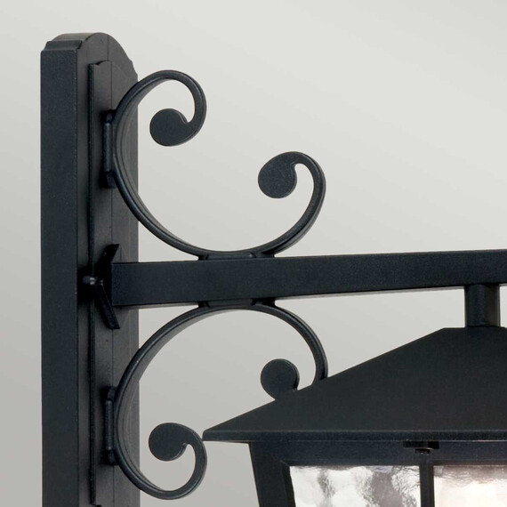 Външен аплик Canterbury 1xE27 Down Black Elstead Lighting BL52M-BLACK | Osvetlenieto.bg