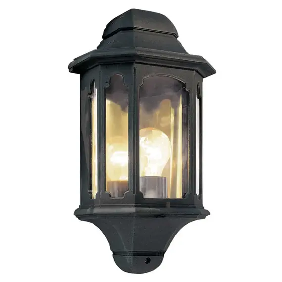 Външен аплик Chapel 1xE27 Half Lantern Black Elstead Lighting CP7-BLACK | Osvetlenieto.bg