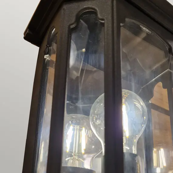 Външен аплик Chapel 1xE27 Half Lantern Black Elstead Lighting CP7-BLACK | Osvetlenieto.bg
