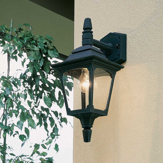 Външен аплик Chapel 1xE27 Mini Down Black Elstead Lighting CPM2-BLACK | Osvetlenieto.bg
