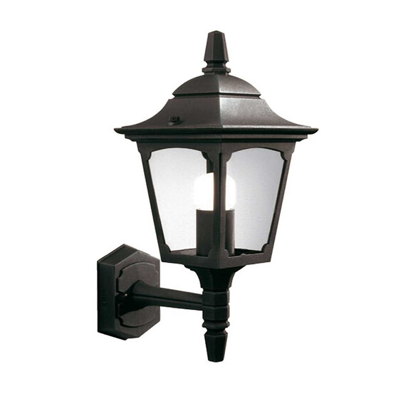 Външен аплик Chapel 1xE27 Mini Up Black Elstead Lighting CPM1-BLACK | Osvetlenieto.bg