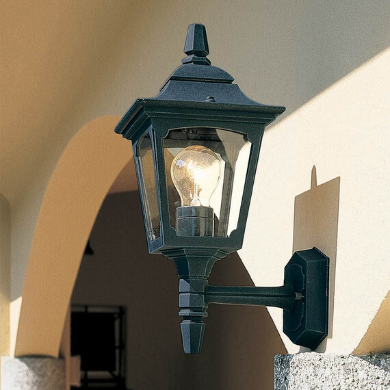 Външен аплик Chapel 1xE27 Mini Up Black Elstead Lighting CPM1-BLACK | Osvetlenieto.bg