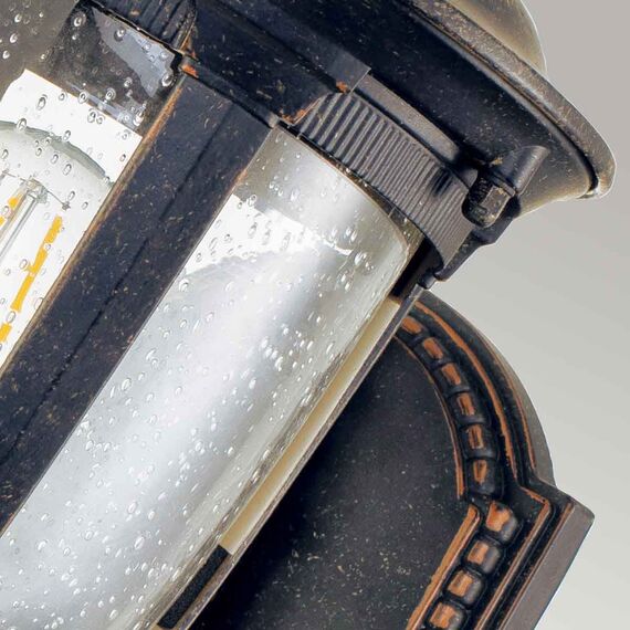 Външен аплик Cleveland 1xE27 Small Weathered Bronze Elstead Lighting CL1-S | Osvetlenieto.bg