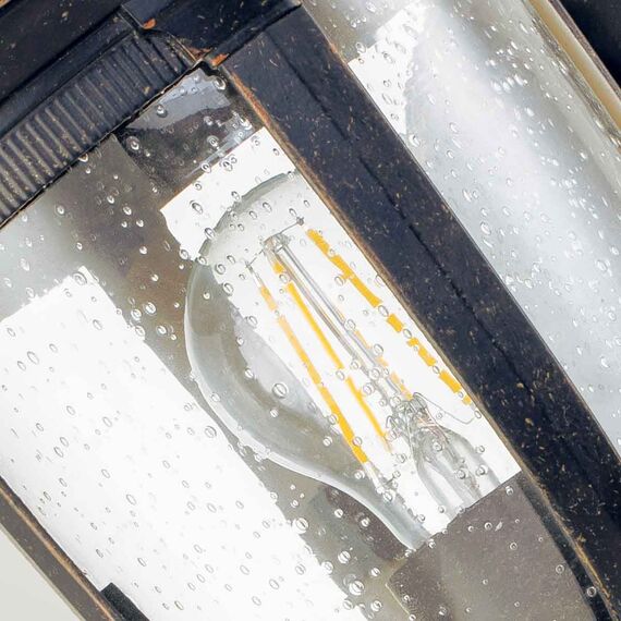 Външен аплик Cleveland 1xE27 Small Weathered Bronze Elstead Lighting CL1-S | Osvetlenieto.bg