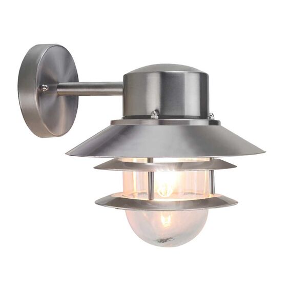 Външен аплик Copenhagen 1xE27 Brushed 304 Stainless Steel Elstead Lighting COPENHAGEN-BSS | Osvetlenieto.bg