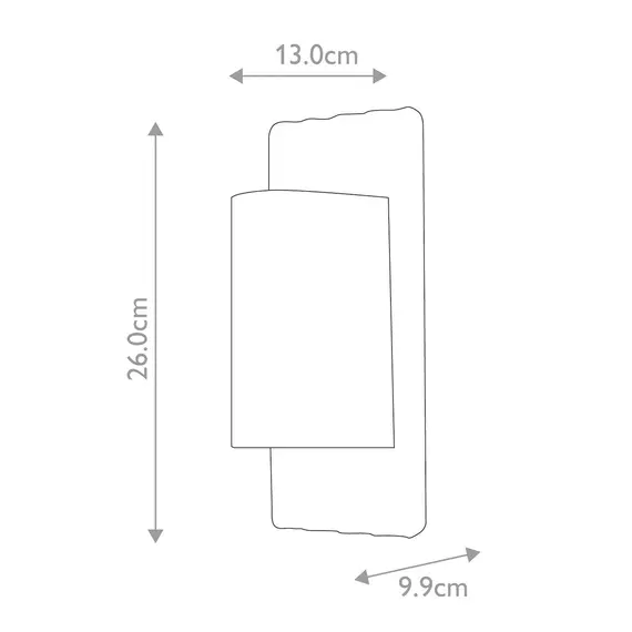 Външен аплик Dali 2xGU10 Grey Elstead Lighting DALI | Osvetlenieto.bg