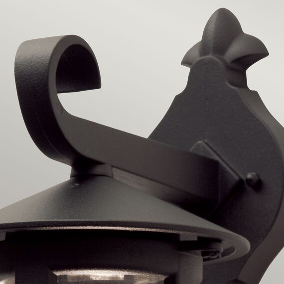 Външен аплик Hereford 1xE27 Down Black Elstead Lighting BL21-BLACK-E27 | Osvetlenieto.bg
