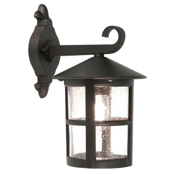 Външен аплик Hereford 1xE27 Large Down Black Elstead Lighting BL21-G-BLACK | Osvetlenieto.bg