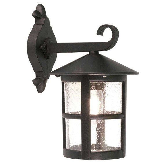 Външен аплик Hereford 1xE27 Large Down Black Elstead Lighting BL21-G-BLACK | Osvetlenieto.bg