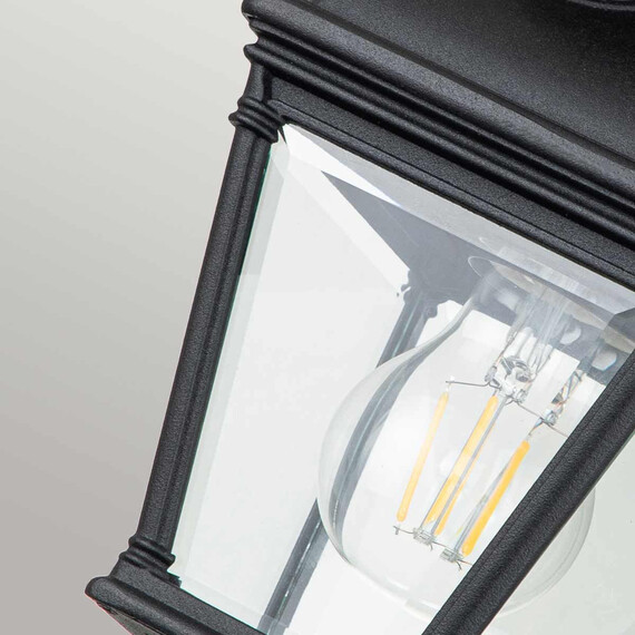 Външен плафон Bayview 1xE27 Black Elstead Lighting BAYVIEW-PORCH-BK | Osvetlenieto.bg