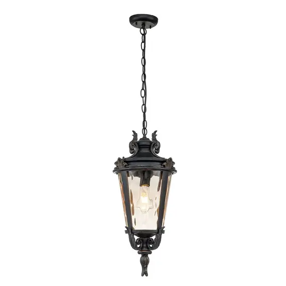 Външна висяща лампа Baltimore 1xE27 Large Weathered Bronze Elstead Lighting BT8-L | Osvetlenieto.bg