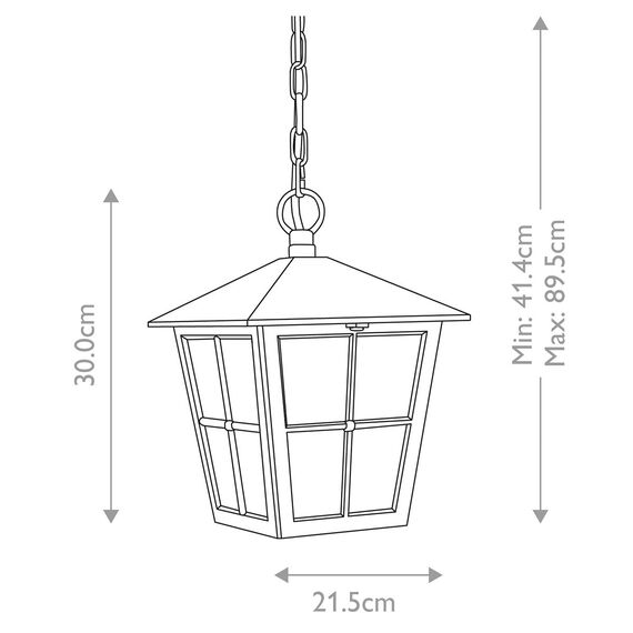 Външна висяща лампа Canterbury 1xE27 Black Elstead Lighting BL48M-BLACK | Osvetlenieto.bg Външна висяща лампа Canterbury 1xE27 Black Elstead Lighting BL48M-BLACK | Osvetlenieto.bg