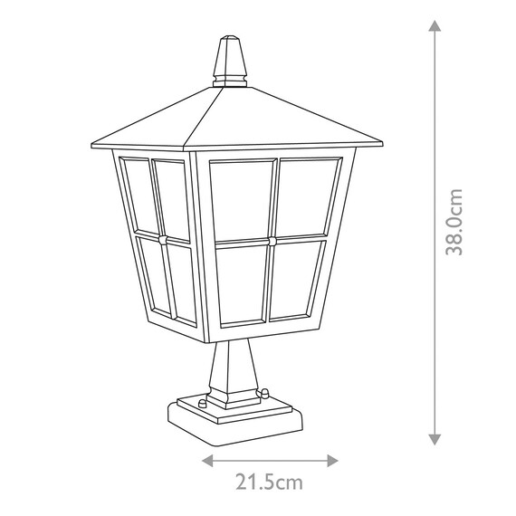 Външна висяща лампа Canterbury 1xE27 Black Elstead Lighting BL50M-BLACK | Osvetlenieto.bg