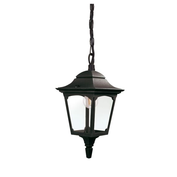 Външна висяща лампа Chapel 1xE27 Mini Black Elstead Lighting CPM9-BLACK | Osvetlenieto.bg