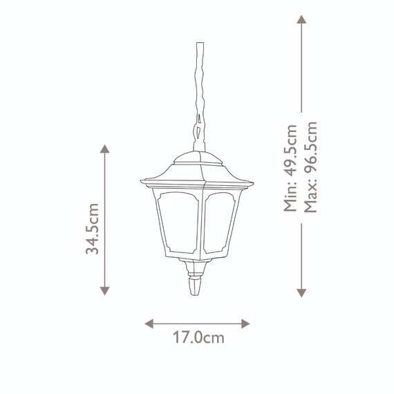 Външна висяща лампа Chapel 1xE27 Mini Black Elstead Lighting CPM9-BLACK | Osvetlenieto.bg Външна висяща лампа Chapel 1xE27 Mini Black Elstead Lighting CPM9-BLACK | Osvetlenieto.bg