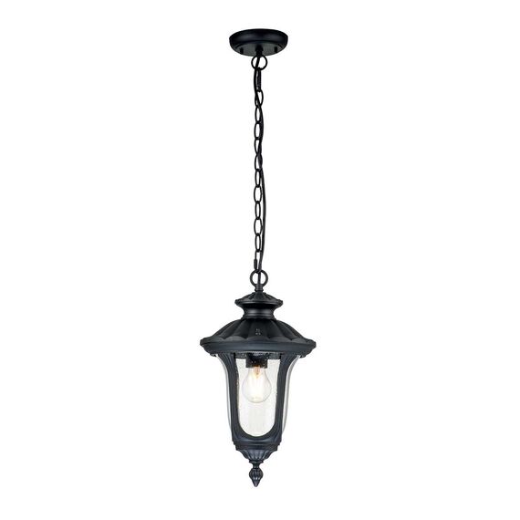 Външна висяща лампа Chicago 1xE27 Small Textured Black Elstead Lighting CC8-S-BK | Osvetlenieto.bg