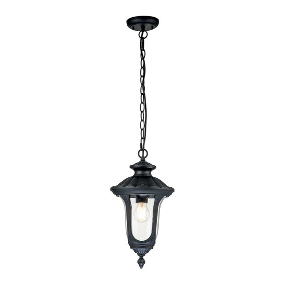 Външна висяща лампа Chicago 1xE27 Small Textured Black Elstead Lighting CC8-S-BK | Osvetlenieto.bg