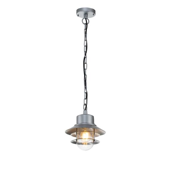 Външна висяща лампа Copenhagen 1xE27 Silver Elstead Lighting COPENHAGEN8-SIL | Osvetlenieto.bg