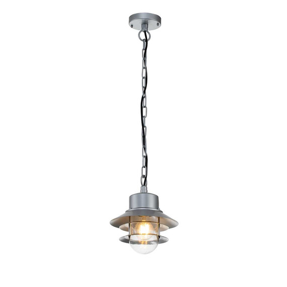 Външна висяща лампа Copenhagen 1xE27 Silver Elstead Lighting COPENHAGEN8-SIL | Osvetlenieto.bg