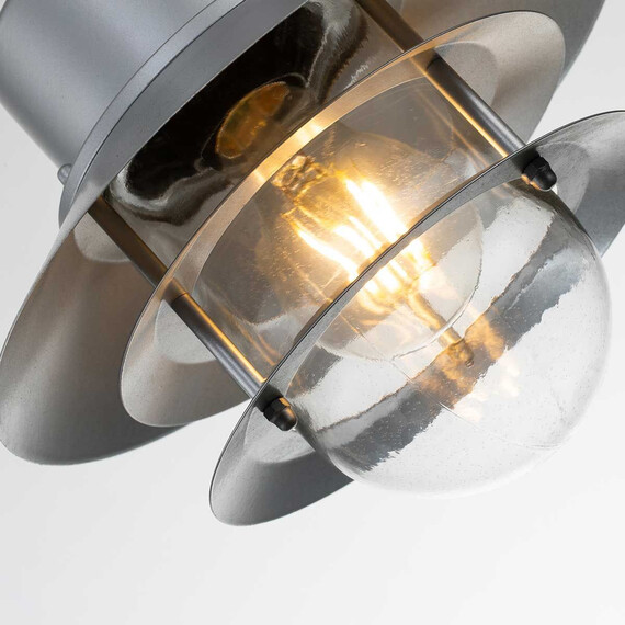Външна висяща лампа Copenhagen 1xE27 Silver Elstead Lighting COPENHAGEN8-SIL | Osvetlenieto.bg