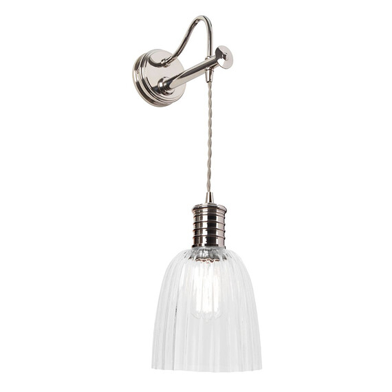 Аплик Douille 1xE27 Polished Nickel Elstead Lighting DOUILLE1-PN | Osvetlenieto.bg
