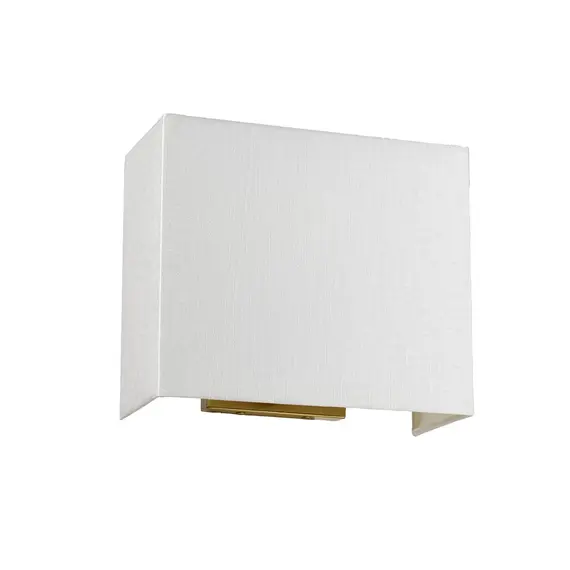 Аплик Riley 1xE27 Medium Rectangular Aged Brass Back Plate Designer's Lightbox DL-RILEY-M-IV-AB | Osvetlenieto.bg