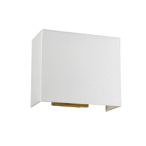 Аплик Riley 1xE27 Medium Rectangular Aged Brass Back Plate Designer's Lightbox DL-RILEY-M-IV-AB | Osvetlenieto.bg