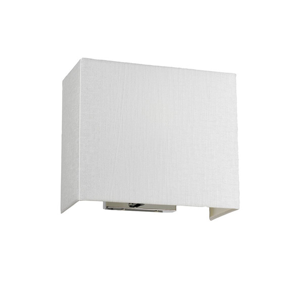 Аплик Riley 1xE27 Medium Rectangular Polished Chrome Back Plate Designer's Lightbox DL-RILEY-M-IV-PC | Osvetlenieto.bg
