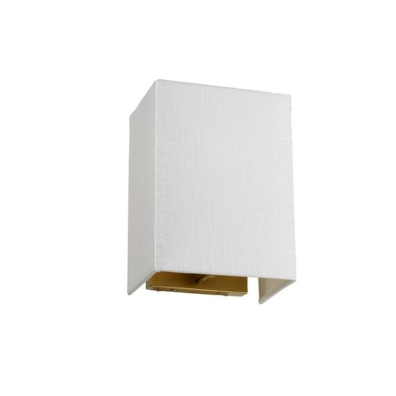 Аплик Riley 1xE27 Small Rectangular Aged Brass Back Plate Designer's Lightbox DL-RILEY-S-IV-AB | Osvetlenieto.bg