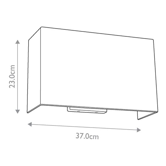 Аплик Riley 2xE27 Large Rectangular Aged Brass Back Plate Designer's Lightbox DL-RILEY-L-IV-AB | Osvetlenieto.bg