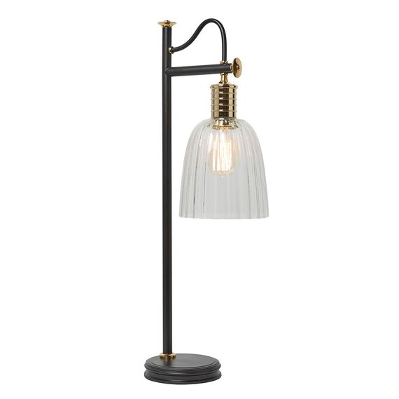 Настолна лампа Douille 1xE27 Black Polished Brass Elstead Lighting DOUILLE-TL-BPB | Osvetlenieto.bg