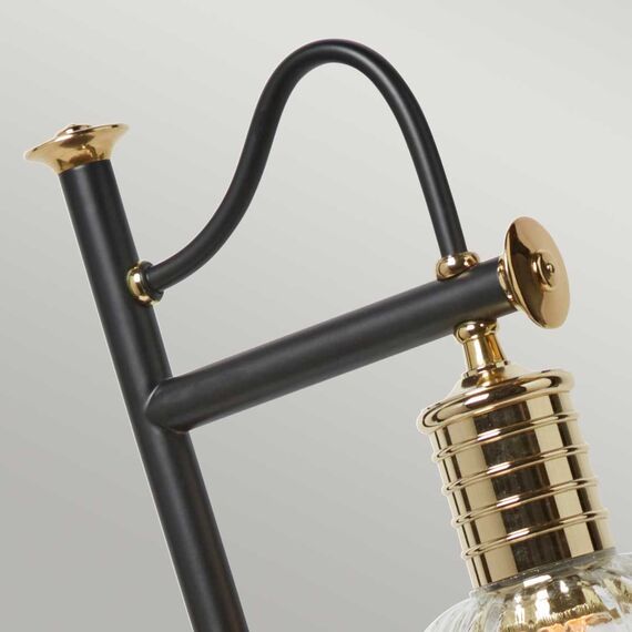 Настолна лампа Douille 1xE27 Black Polished Brass Elstead Lighting DOUILLE-TL-BPB | Osvetlenieto.bg