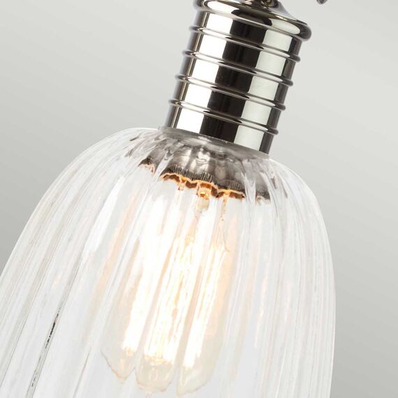 Настолна лампа Douille 1xE27 Polished Nickel Elstead Lighting DOUILLE-TL-PN | Osvetlenieto.bg