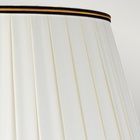 Настолна лампа Peronne 1xE27 Tall Empire Shade Black and Gold Designer's Lightbox DL-PERONNE-TL | Osvetlenieto.bg