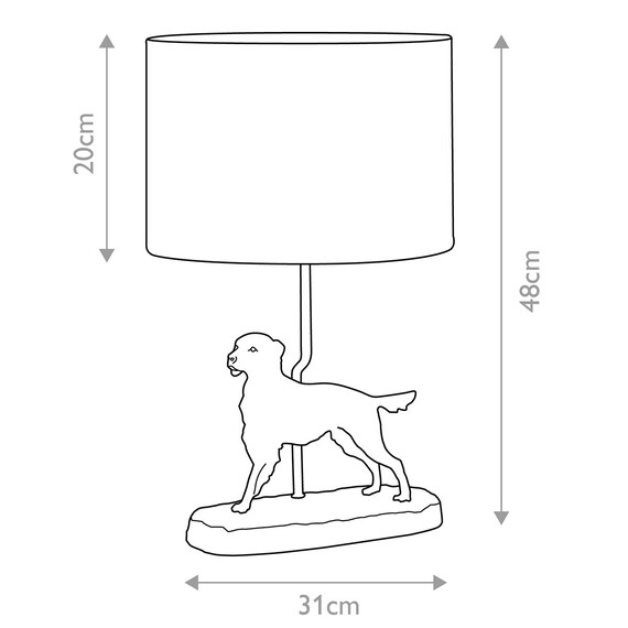 Настолна лампа Rufus 1xE27 Oval Shade Bronze Patina Designer's Lightbox DL-RUFUS-TL | Osvetlenieto.bg