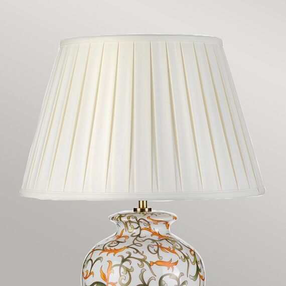 Настолна лампа Soling 1xE27 Cream Orange and GreenDesigner's Lightbox DL-SOLING-TL | Osvetlenieto.bg Настолна лампа Soling 1xE27 Cream Orange and GreenDesigner's Lightbox DL-SOLING-TL | Osvetlenieto.bg