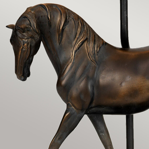 Настолна лампа Spirit 1xE27 Oval Shade Bronze PatinaDesigner's Lightbox DL-SPIRIT-TL | Osvetlenieto.bg