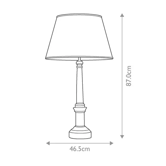 Настолна лампа Strasbourg 1xE27 Tall Empire Shade Black and GoldDesigner's Lightbox DL-STRASBOURG-TL | Osvetlenieto.bg