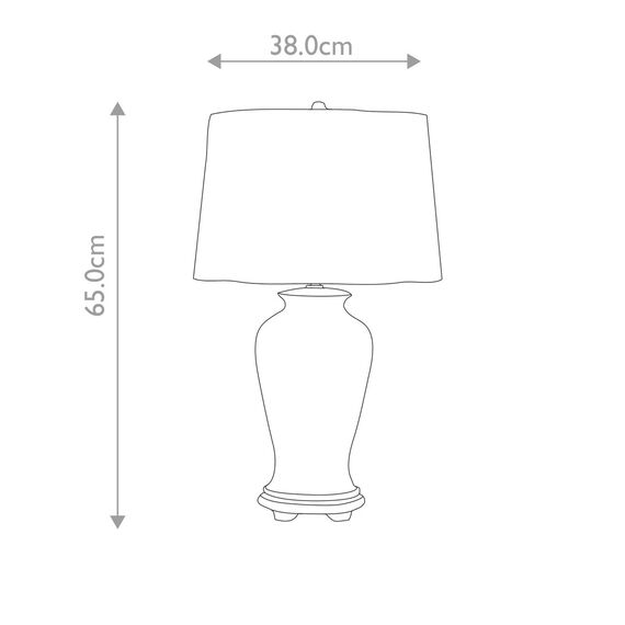 Настолна лампа Ying 1xE27 Blue and WhiteElstead Lighting DL-YING-TL | Osvetlenieto.bg Настолна лампа Ying 1xE27 Blue and WhiteElstead Lighting DL-YING-TL | Osvetlenieto.bg
