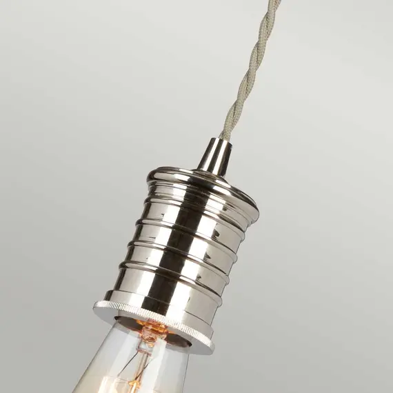 Пендел Douille 1xE27 Polished Nickel Elstead Lighting DOUILLE-P-PN | Osvetlenieto.bg