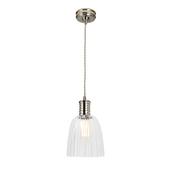 Пендел Douille 1xE27 Polished Nickel Elstead Lighting DOUILLE-P-PN | Osvetlenieto.bg