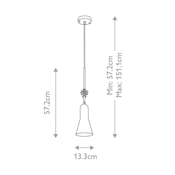 Пендел Etoile 1xE27 Small Matte Black and Gold Leaf Elstead Lighting ETOILE-P-S-MB | Osvetlenieto.bg