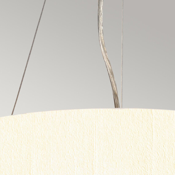 Полилей Pearce14 3xE27 Aged Brass Ceiling Pan Aged Brass Ivory Shade Designer's Lightbox DL-PEARCE14-3LT-IV-AB | Osvetlenieto.bg